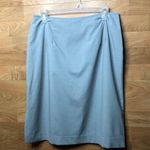 Mixit  Stretch Gray Lined Size 12 Skirt w/6” split Photo 0