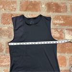 Nike EX  black DRI-FIT silky ASYMETRICAL MESH tank top sleeveless SHIRT Womens M Photo 4