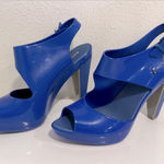 Melissa  Amazonista II Blue Platform Heel Sandals Size 8 VGUC Photo 0