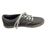 Vans  Women's 8 Grey Canvas Sneaker Slim Gym Shoe‎ Skater Casual Comfortable Photo 6