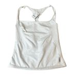 Free People  Movement‎ Women’s M/L Good Karma Long Tank White Sporty Basic New Photo 1