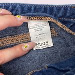 Mudd Vintage Y2K 2000’s Dark Blue Denim Lace Up Hips High Rise Flare Leg Jeans Photo 7
