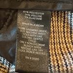 EXPRESS Pants Womens Size 0 Brown Mid Rise Hook and Eye Zip Straight Leg Photo 9