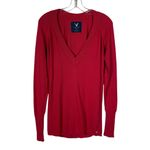 American Eagle  Vintage Y2K Fitted Lightweight Knit Pink Sweater Large Bella Swan Photo 0