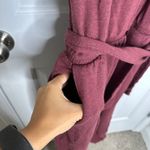 Garnet Hill  burgundy‎ red sleeveless knit jumpsuit size large casual autumn Photo 4