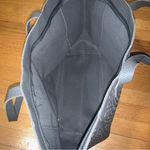 Bath & Body Works  Large Laser Cut Grey & Metallic Silver/Dark Grey Tote Bag Photo 6