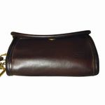 Coach Brown Leather Coin Purse Wallet Gold Keychain Attachment Snap Closure Photo 13