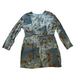 & Other Stories NWT, Stockholm Atelier & Other Stories Blue Floral Mini Dress, Sz 12 Photo 2