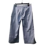 Woolrich  Women's Embroidered Side Slit Hem Cropped Pants Light Blue Casual Med‎ Photo 1