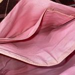 Burberry Blue Label Plaid Tote Bag with Tan Handles Photo 11