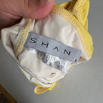 Women's SHAN Timeless Plunging One piece Yellow Swimsuit Size 8 Photo 10