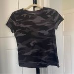 Athleta  BLACK CAMO PRINT SHORT SLEEVE ORGANIC DAILY CREW TEE Photo 1