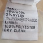 Talbots  14 32x29 Stretch Italian Wool Trousers Pants  In Ivory Photo 6