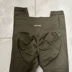 Dfyne Olive Green Leggings Photo 2