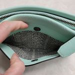 Rebecca Minkoff Mint Leather & Chain Crossbody * Flawed * Photo 9