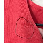 Dress Barn  Women pink Short Sleeve Embroidered Rose Cardigan Sweater Size 8 Photo 4