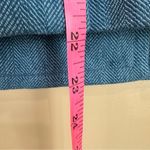 Marc Jacobs Blue Wool Blend Herringbone Double Breasted Jacket Blazer 6 Photo 13