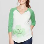 Isabel Maternity by Ingrid & Isabel Lucky Charm T-shirt, XS - New! Photo 0