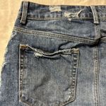 ZARA Womens Blue Jean Denim Trafaluc Pockets Distressed Mini Skirt Size Small 26 Photo 11