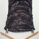 EXPRESS strapless metallic bodycon party dress with side ruching small Eras Tour Photo 2