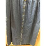 Disney Long Sleeve Denim Dress Embroidered Winnie the Pooh SNOWFLAKES Size 3X Photo 2