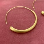 Lucky Brand New without tags  Half Circle Gold Earrings Photo 1