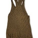 Free People Brown Chevron Sweater Knit Tank Top size XS Photo 2