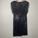 Betsey Johnson Sequin Black Mini Dress Size M Cocktail Party Holiday Date Night Photo 8