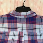 Old Navy  Classic Fit Light Blue Plaid Button Down Shirt Photo 7