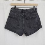 PacSun 100% Cotton Black Distressed Denim Mom Shorts Size 26" Photo 2