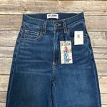 Le Jean Libertine Dark Wash Sabine Ankle Length Straight High Rise Jeans 24 NWT Blue Photo 1