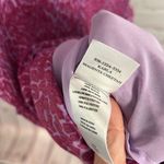 Rails Carla Magenta Cheetah print midi dress girly chic lined buttons Large Photo 12