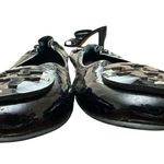 Torry Burch Patent Flat Ballet Black Leather Shoes Size 9Mp Photo 6