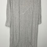 BKE ‎ by the buckle gray ribbed open cardigan size small Photo 0