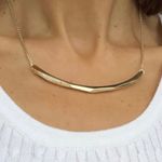 Kendra Scott Graham Choker Adjustable Necklace in Gold with Crystals Photo 1