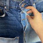 Revice Denim  Blue Matchmaker high rise patchwork Straight Leg crop jeans size 26 Photo 10