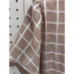 Allison & Kelli Blush Pink Grid Print Wrap Romper Shorts L Flutter Sleeve Belted Size L Photo 6