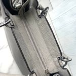 Michael Kors PEARL GRAY/GREY LEATHER PURSE Photo 12