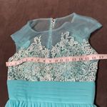 Women’s Chiffon Lace Appliqué Dress with Slit Prom Party Wedding NWOT 8 Photo 8