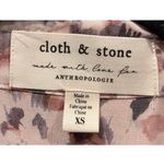 Anthropologie CLOTH AND STONE Button Down Long Sleeve Animal Print Shirt Photo 1