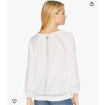 prAna NWT  Women's White Tacana Peasant Crochet Boho Blouse‎ Top Size Large Photo 1