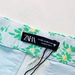 ZARA NEW Women’s Floral Bow Skort Skirt Mini Photo 3