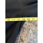 Loft  NEW Medium Black V Neck Long Sleeve Faux Wrap Peplum Shirt Drawstring Waist Photo 7