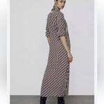 ZARA Geometric Print Midi Dress Multicolored Size Medium Photo 3