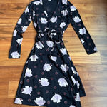 Boden wrap around dress Black Size 4 Photo 0