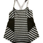 Lululemon  Light Purple Black Gym Tank Top Bra Support Size Size Small EUC #0895 Photo 0