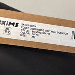 SKIMS body zoned underwire middy bodysuit onyx extra small new with Tags Photo 8