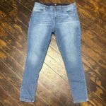 LuLaRoe  distressed ankle skinny size 36 stretchy jeans Photo 1