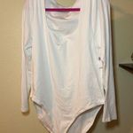Old Navy White Long Sleeve Bodysuit Photo 0