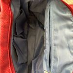 Nautica Red-Burgundy Cabin Fever Med Faux Leather Satchel Silver Tone Hardware Photo 10